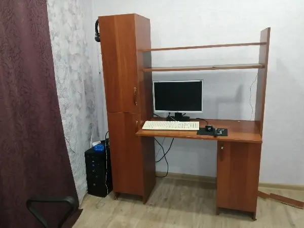 Из старинного компьютерного стола, в стильную тумбу для телевизора